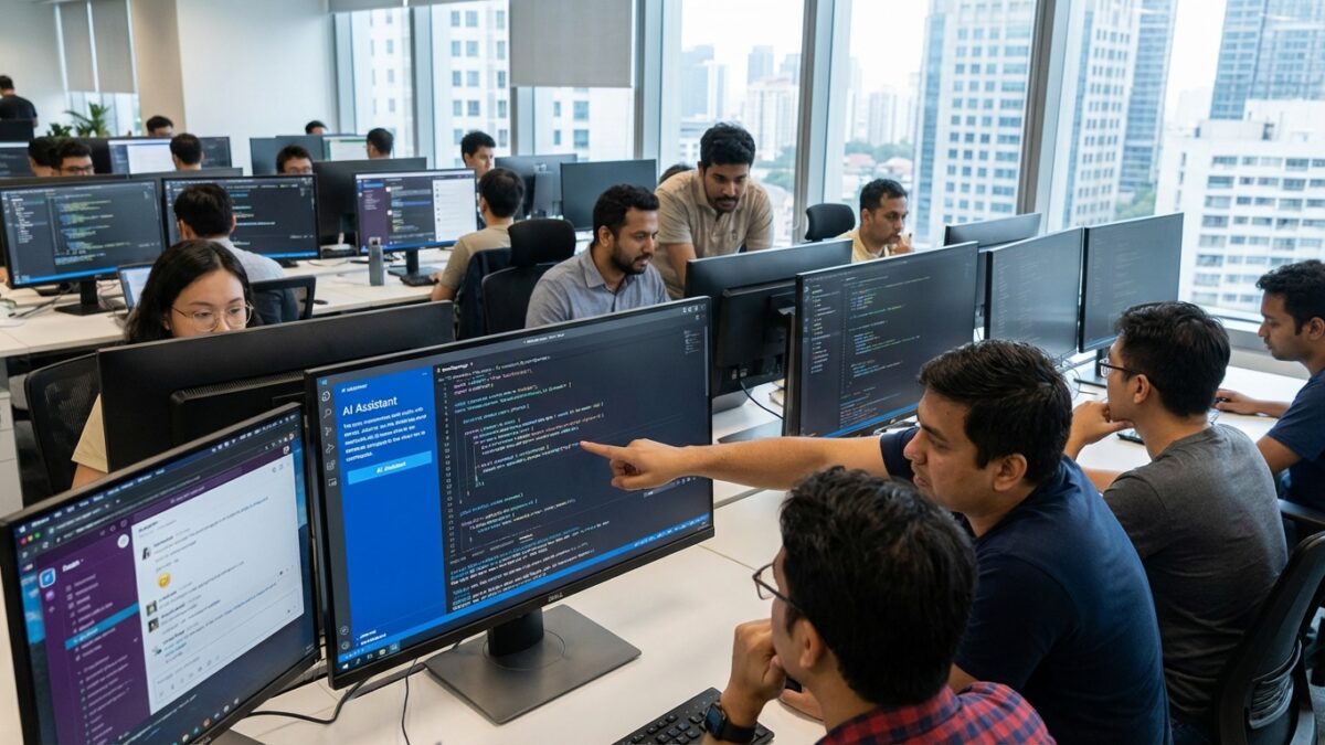 Image for: AI Coding Tools Now Write Up to 30% of Big Tech's Code, Reshaping the Software Industry