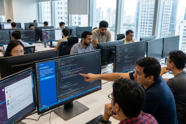 Image for: AI Coding Tools Now Write Up to 30% of Big Tech's Code, Reshaping the Software Industry