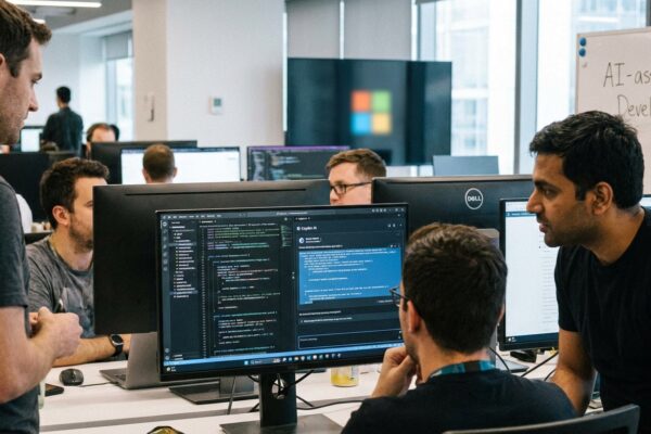 Image for: AI Now Writes Up to 30 Percent of Code at Major Tech Companies, Reshaping Software Development