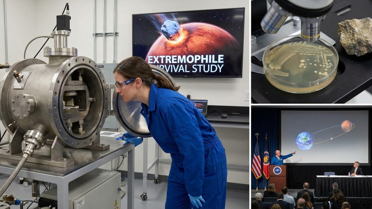 Image for: Could Life Travel Between Planets? New Research Shows Earth Bacteria Can Survive Martian Asteroid Impacts