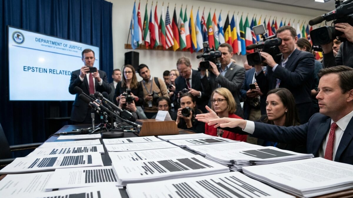 Image for: Epstein Files: 3 Million Pages Released by DOJ Expose Scale of Criminal Enterprise, Redaction Failures Draw Fire
