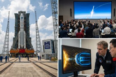 Image for: ESA-China SMILE Mission Set for April Launch to Capture First Global Images of Earth's Magnetic Shield