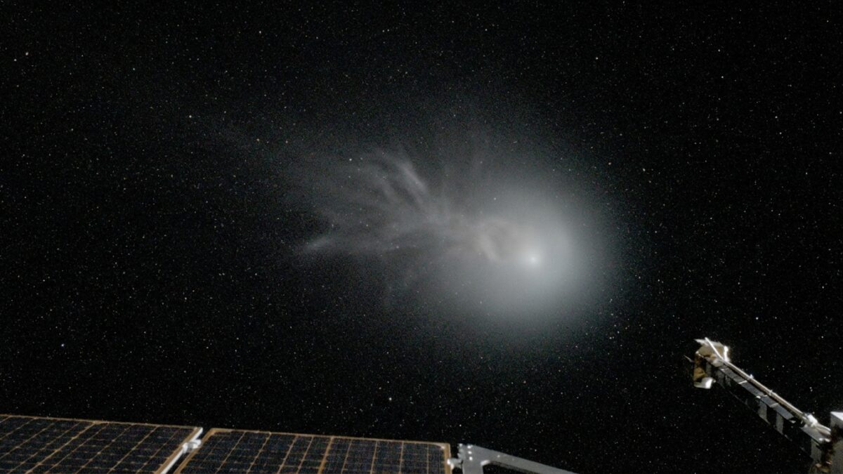 Image for: ESA's JUICE Mission Captures Stunning Portrait of Interstellar Comet 3I/ATLAS, Only Third Visitor From Another Star