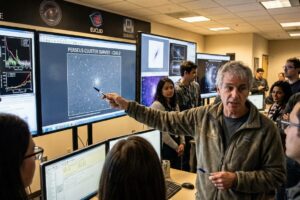 Image for: Hubble Discovers 'Ghost Galaxy' Made of 99 Percent Dark Matter Lurking in Perseus Cluster