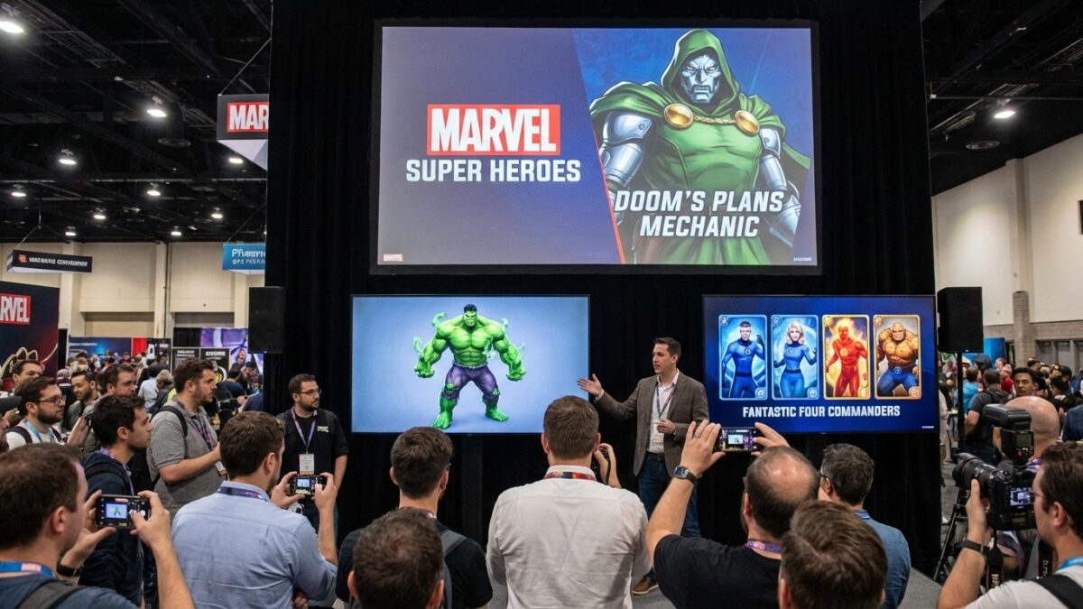 Image for: Marvel Super Heroes Previews Showcase Doctor Doom, Hulk, and a New 'Plans' Mechanic