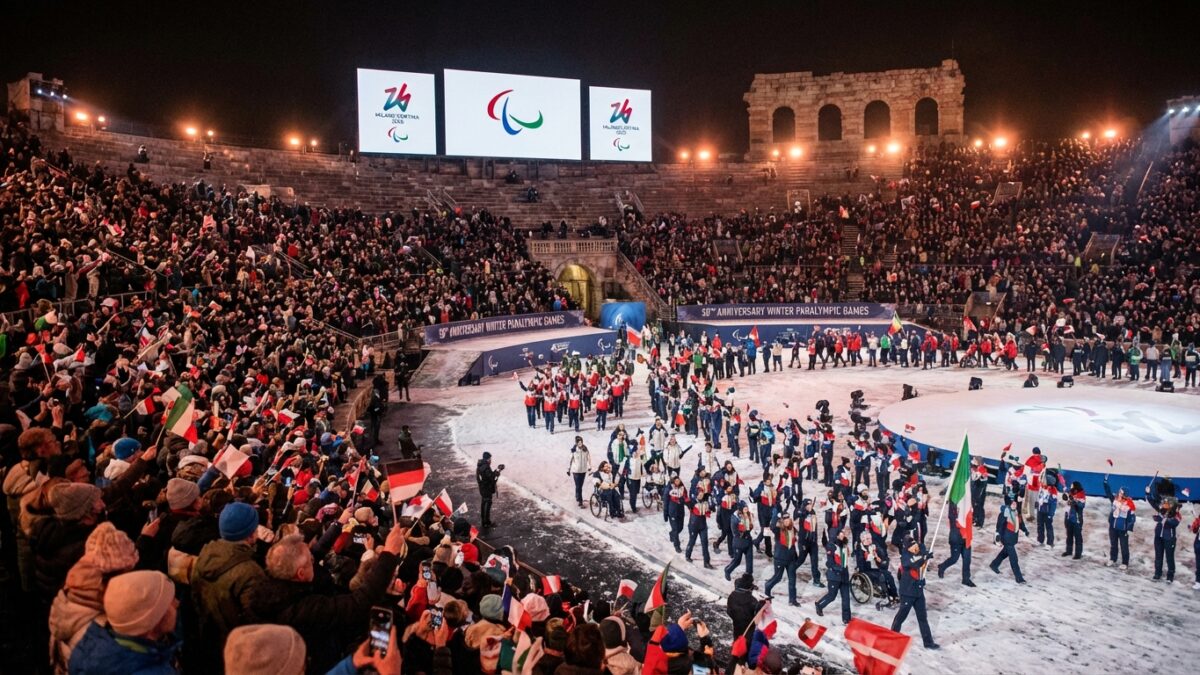 Image for: Milano Cortina 2026 Winter Paralympics Open in Verona's Ancient Arena With Record Athletes Across Six Sports