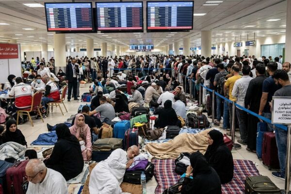 Image for: Tens of Thousands Stranded Across Gulf as Iran War Grounds Flights, Creating Health and Safety Crisis for Travelers